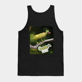 Curious Chameleon Tank Top